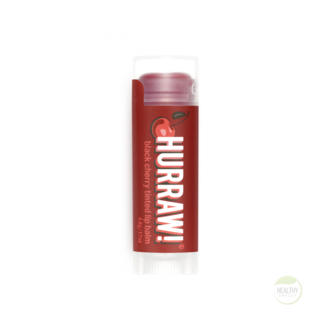 Hurraw Natural Lip Balm Black Cherry 4.3g Miss Spelt's Organics