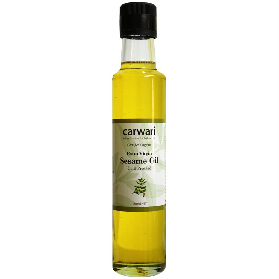 Carwari Organic Sesame Oil Extra Virgin 250ml Miss Spelt's Organics
