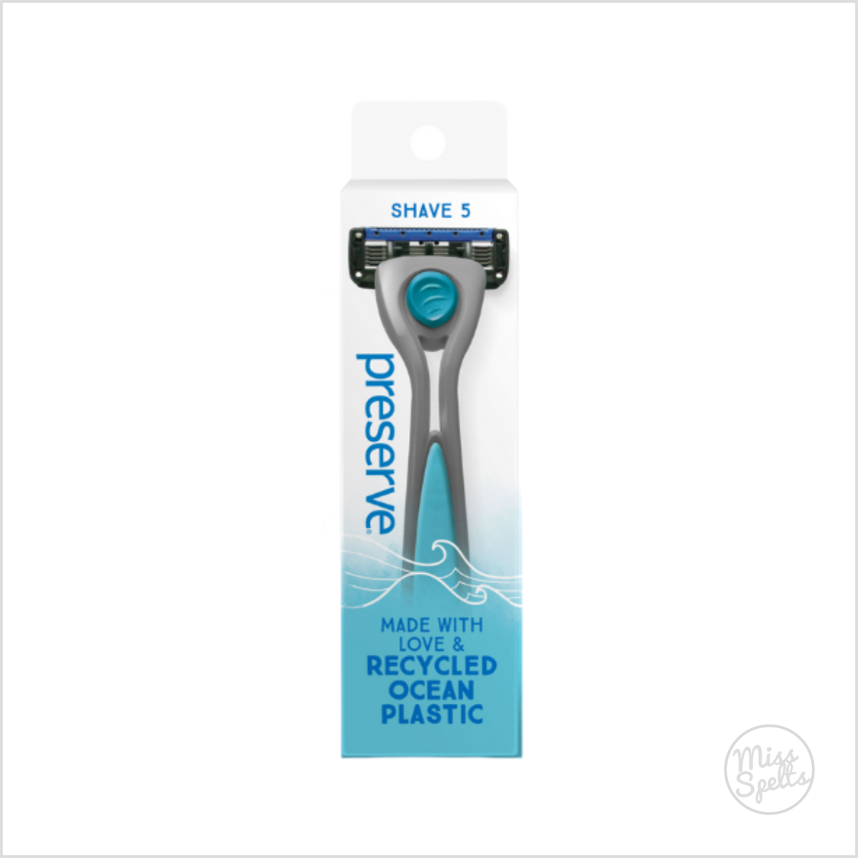 Preserve POPi Shave 5 Razor - Charcoal Grey | Handle & 1 Blade - Miss ...