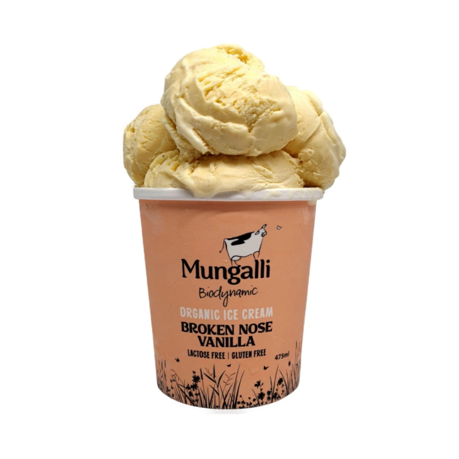 Organic Ice Cream Broken Nose Vanilla